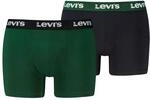 Boxer LEVI'S "LEVIS MEN REPEAT LOGO BOXER BRIEF", Herren, Gr. L, gr&uuml;n, schwarz,