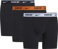 Boxershorts NIKE UNDERWEAR "BOXER BRIEF 3PK", Herren, Gr. M, 3 Stk., blk ligh amry