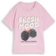 T-Shirt TOM TAILOR, M&auml;dchen, Gr. 152, rosa (cold pink), Jersey, Obermaterial: 100%