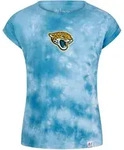 T-Shirt RECOVERED "NFL Jaguars", Damen, Gr. XS, blau, 100% Baumwolle, bedruckt,
