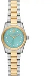 Quarzuhr MICHAEL KORS "LEXINGTON", gold (edelstahlfarben, gelbgoldfarben, blau),
