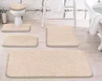 Badematte GRUND Gr. 7, beige (champagner), rechteckig (80cm x 140cm ), 1 Stk.,