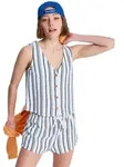 Jerseyweste ROXY "Sunbaked Spirit", Damen, Gr. M, wei&szlig; asparagus verty stripes,