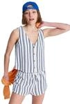 Jerseyweste ROXY "Sunbaked Spirit", Damen, Gr. M, wei&szlig; asparagus verty stripes,