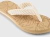Zehentrenner O'NEILL "O'NEILL FLORAL SANDALS", Damen, Gr. 38, snow wei&szlig;, Synthetik,