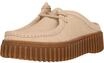 Slipper CLARKS "Torhill Mule", Damen, Gr. 41, beige, Leder, Schuhe Slipper, mit