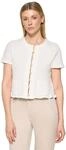 Strickjacke CARTOON "Damen mit Rundhalsausschnitt", Damen, Gr. 44, rohwei&szlig;,