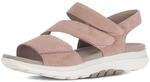 Riemchensandale GABOR "Riemchensandale", Damen, Gr. 37,5, rosa (beige), Schuhe