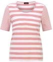 Kurzarmshirt GOLDNER "Kurzgr&ouml;&szlig;e Streifenshirt aus softer Baumwollmischung",...