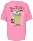 Kurzarmshirt ONLY "ONLRITA S/S PRINTED TEE CS JRS", Damen, Gr. M, prism pink