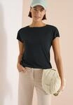 Rundhalsshirt CECIL, Damen, Gr. S (38), palm breeze gr&uuml;n, Web, 50% Baumwolle,...