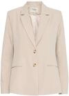 Blusenblazer FRANSA "Blazer FRABIGAIL", Damen, Gr. 34, beige (oxford tan),