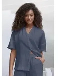 Pyjamaoberteil S.OLIVER, Damen, Gr. 36, blau (dunkelblau), Obermaterial: 100%