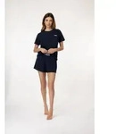Shorty FILA, Damen, Gr. XS, blau (navy), Jersey, Obermaterial: 100% Baumwolle.