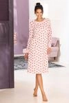 Nachthemd VIVANCE DREAMS, Damen, Gr. 36/38, N-Gr, rosa, gemustert, Single...