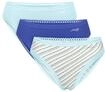 Slip SLOGGI "Slip GO Crush High leg C3P 3er Pack", Damen, Gr. S, bunt (wei&szlig;, blau),