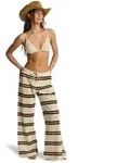 Strandhose BILLABONG "Hot Stripe", Damen, Gr. XS, teak, Obermaterial: 100%