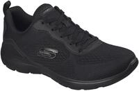 Sneaker SKECHERS "SUMMITS", Damen, Gr. 35, schwarz, Textil, unifarben, Schuhe