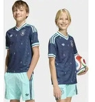 Fu&szlig;balltrikot ADIDAS PERFORMANCE "DFB A JSY Y", Jungen, Gr. 176, blau (collegiate