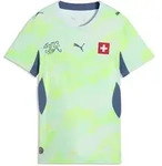 Trainingsshirt PUMA "Schweiz 2026 Ausw&auml;rtstrikot Damen", Damen, Gr. S, sea glass