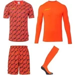 Sportanzug UHLSPORT "Torwart-Sets Progressive Kids", Jungen, Gr. 152, rot (fluo rot,