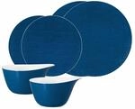 Geschirr-Set SELTMANN WEIDEN "Basic-Set Life Fashion 6er Set", blau (classic blau),