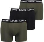 Boxer LEVI'S "LEVIS MEN REPEAT LOGO BOXER BRIEF", Herren, Gr. L, khaki combo,