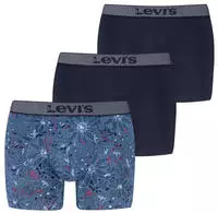 Boxershorts LEVI'S "LEVIS MEN HATCH FLWR AOP BOXER BRIEF 3P", Herren, Gr. L,...