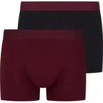 Boxer BRUNO BANANI "Flowing", Herren, Gr. L, wine, schwarz, Stoff,...