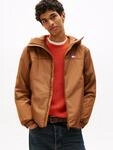 Outdoorjacke TOMMY JEANS, Herren, Gr. S, braun (pecan nut), Web, Obermaterial:...