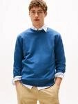 Sweatshirt TOMMY HILFIGER "ESSENTIAL TERRY CREWNECK", Herren, Gr. XL, blau...