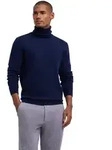 Strickpullover FALKE "Pure Cashmere", Herren, Gr. S, blau (night sky (6437)),
