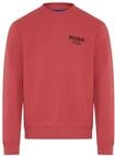 HUGO Sweatshirt "Nespon", Rundhalsausschnitt, Regular Fit, reine Baumwolle