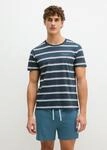 Shorty MARC O'POLO "Mix N Match Cotton", Herren, Gr. S, orion blau stripe, orion