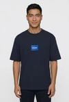 HUGO T-Shirt Regular Fit, Kurzarm, Hugo-Print