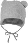 Fleecem&uuml;tze MAXIMO, Jungen, Gr. 45, grau (graumeliert), Fleece, Baumwolle,...