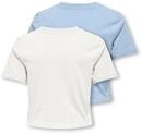 KIDS ONLY T-Shirt "KOGREX S/S KNOT TOP JRS 2-PACK" Packung, 2 tlg. Baumwolle,...