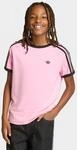 T-Shirt ADIDAS ORIGINALS "3-STREIFEN", M&auml;dchen, Gr. 140, pink (light pink,...