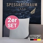 SPESSARTTRAUM 3-Kammer-Kopfkissen "Laax Sparset" 2 Stk. tlg. Kissen 40x80, 80x80xm &