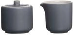 Milch- und Zuckerset RITZENHOFF & BREKER "Milch- und Zuckerset Jasper 2er Set", grau,