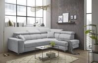 ED EXCITING DESIGN Ecksofa "Sydney L-Form" mit Bettfunktion, Bettkasten,
