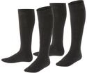 Esprit Kniestr&uuml;mpfe "Foot Logo" 2 Paar, geripptes B&uuml;ndchen, unifarben