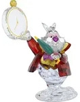 Dekofigur SWAROVSKI "Kristallfigur Sammelfigur Alice White Rabbit Wei&szlig;es Kaninchen",