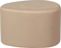 WOOOD Hocker "Puuk mit Wave-Mesh-Bezug und 3D-Effekt B 60 x T 47 x H 38 cm" Maximale