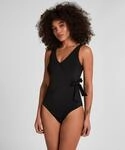 Badeanzug HUNKEM&Ouml;LLER "Badeanzug Valencia", Damen, Gr. S, schwarz, 70%...