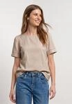 STREET ONE Shirtbluse mit Rundhalsausschnitt