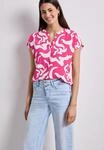 Shirtbluse STREET ONE, Damen, Gr. 34, magenta dream, Stoff, 100% Viskose,...