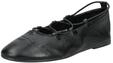 Ballerina STEVE MADDEN "STEVE MADDEN Ballerinas Leder", Damen, Gr. 37, schwarz,