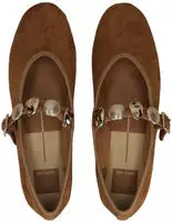 Riemchenballerina DOLCE VITA "Dolce Vita Ballerinas Veloursleder", Damen, Gr....