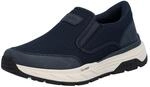 Slip-On Sneaker RIEKER, Herren, Gr. 40, nachtblau, Lederimitat, Textil,...